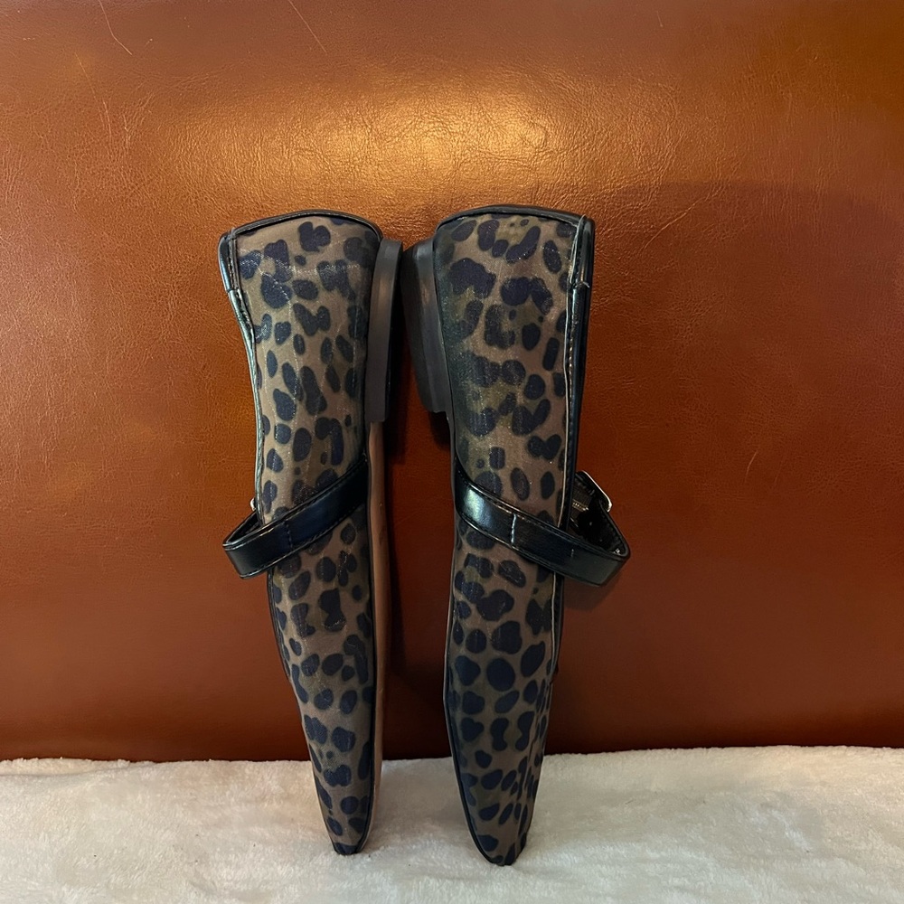 Steve Madden Animal Print Mary Jane Flats - Picture 6 of 8